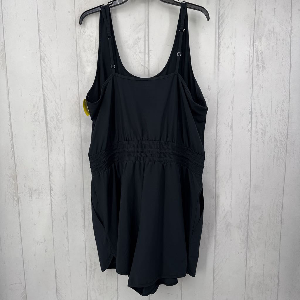 XLT drawstring short romper