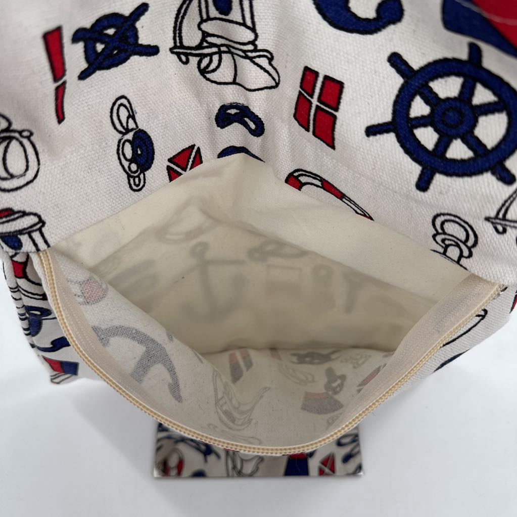 nautical canvas crossbody