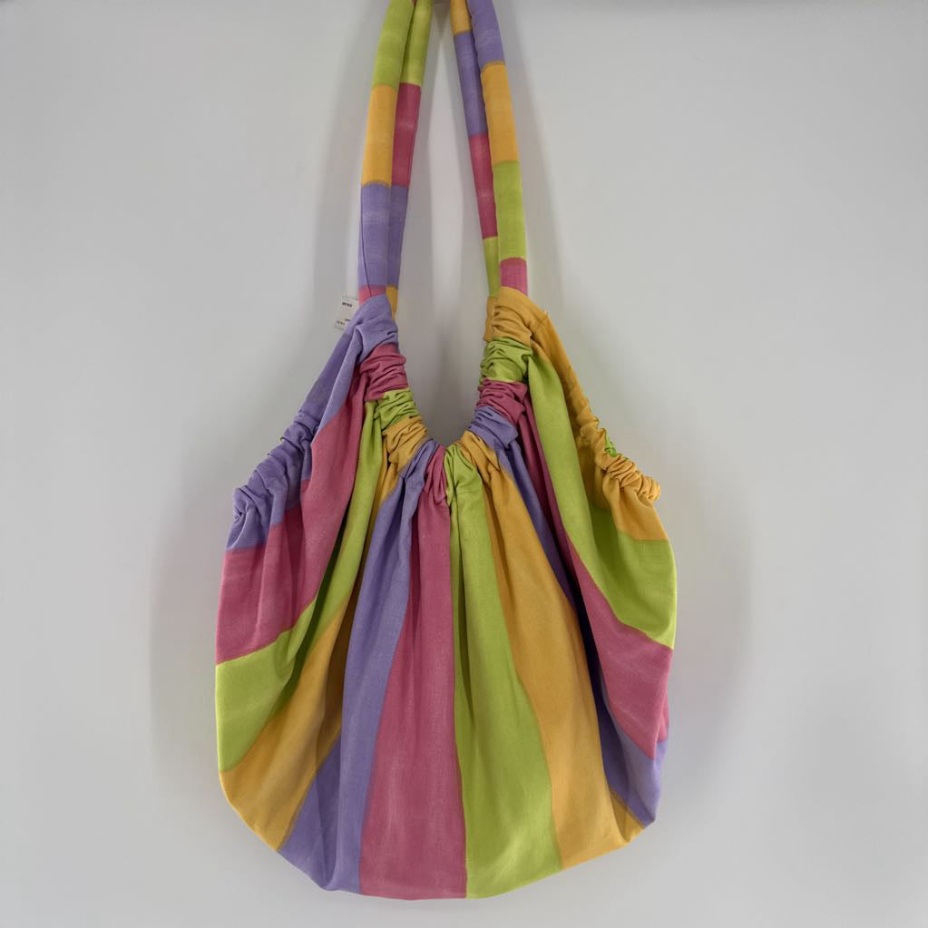 striped 2Pc beach bag