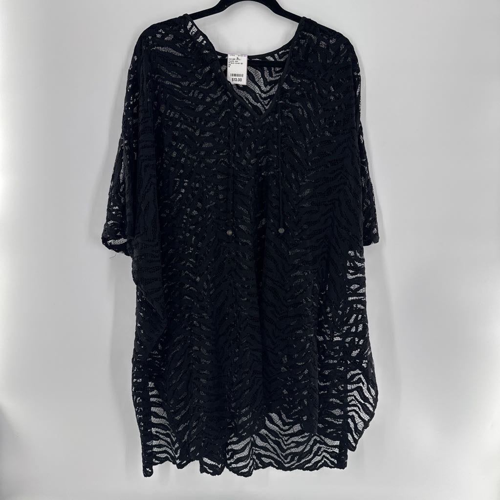 M lace cover up
