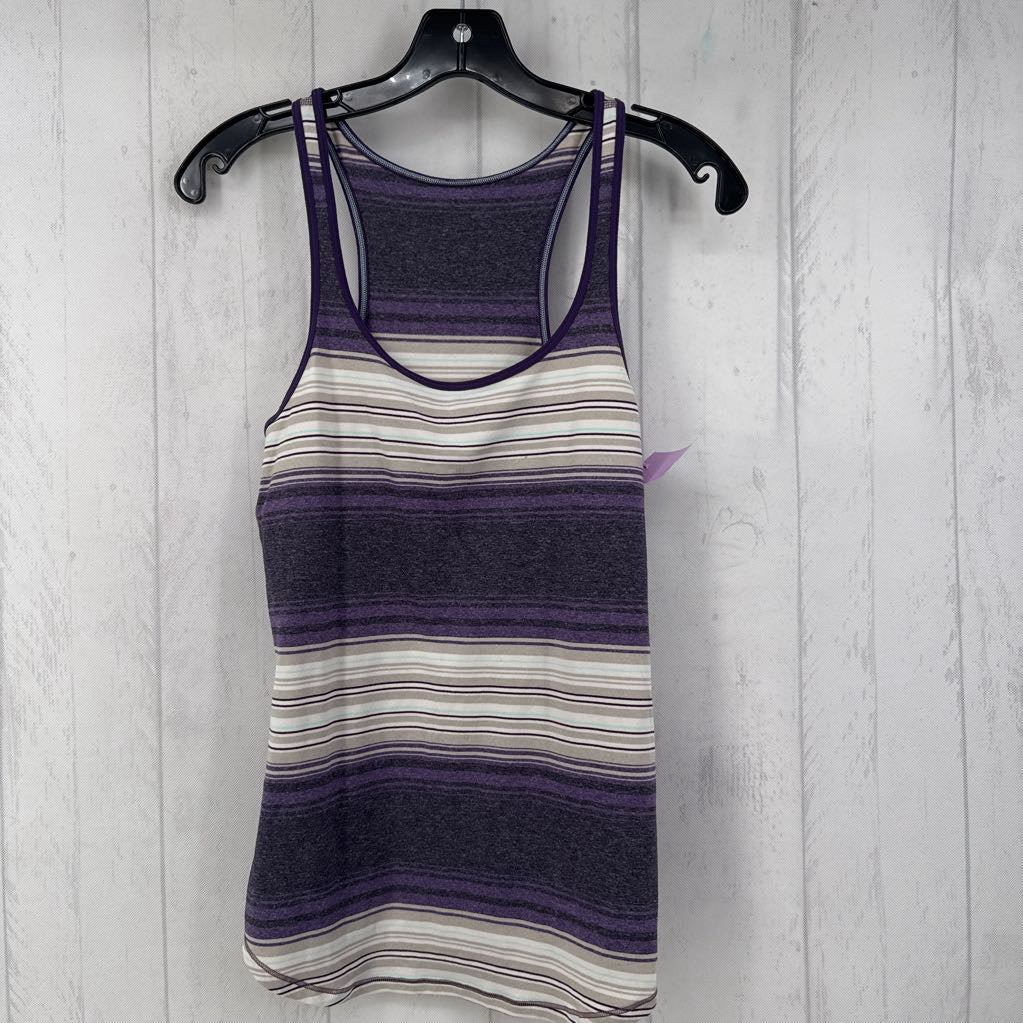 S striped racerback tank