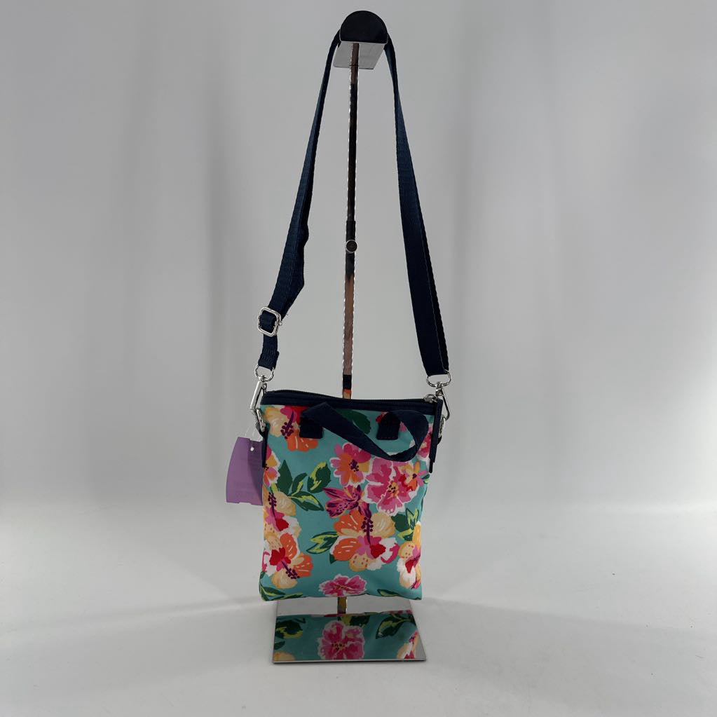canvas flo print crossbody