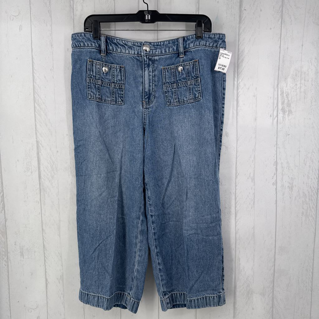 14P wide leg crop jean