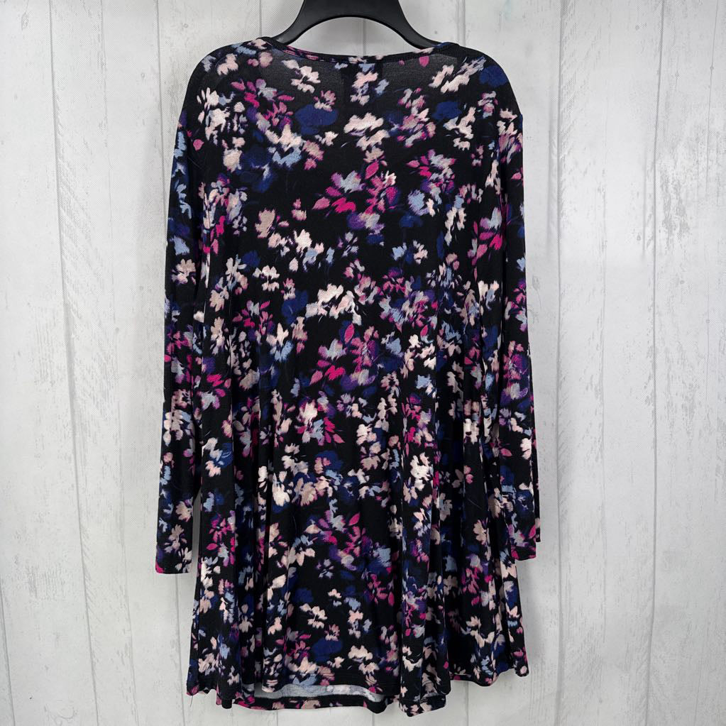 14/16 flo print 3/4 slv tunic