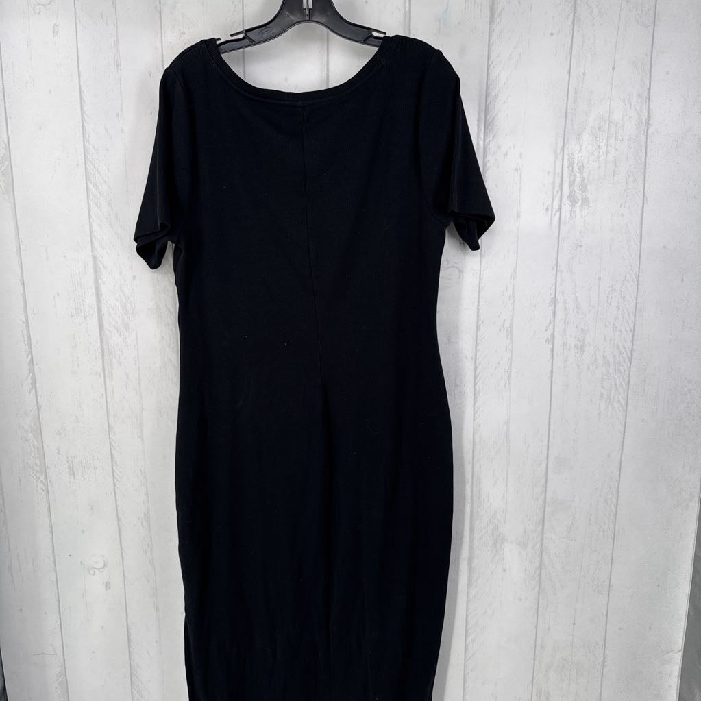 XL rib knit s/s dress