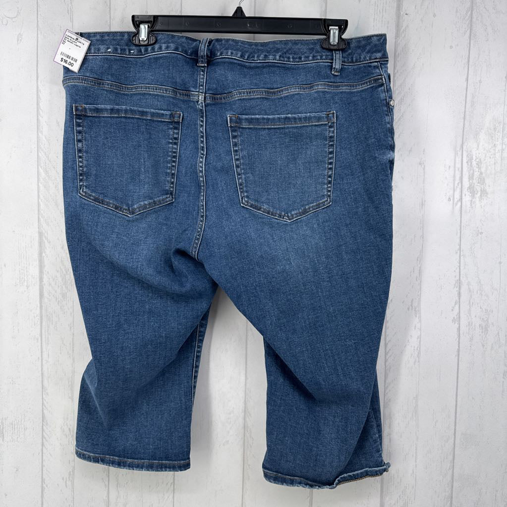 22 denim capris
