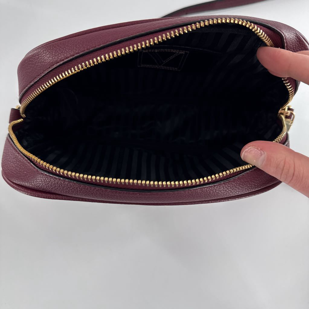 vegan leather embossed crossbody