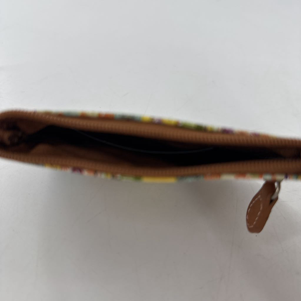 stripe print coin purse