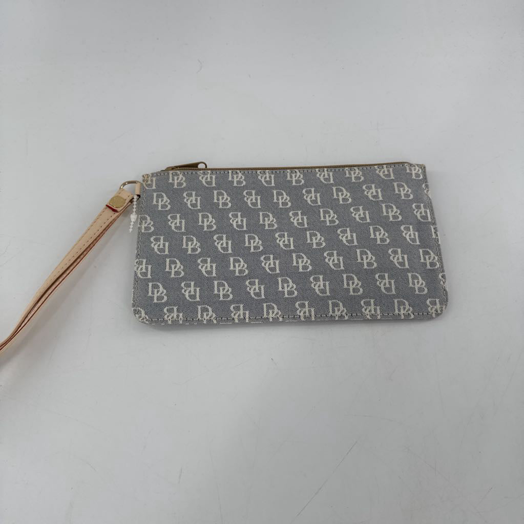 monogram wristlet