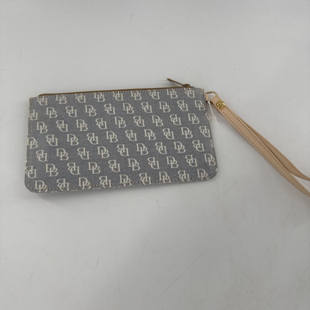 monogram wristlet