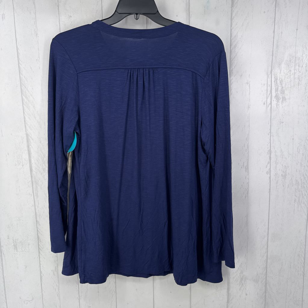 R75 2pc L l/s open cardigan w/ cami