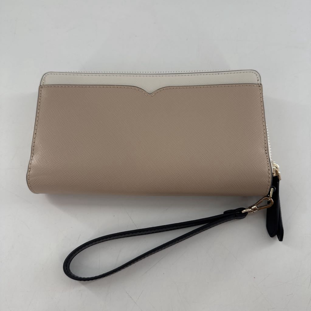 R269 lg carryall double zip around wallet/wristlet