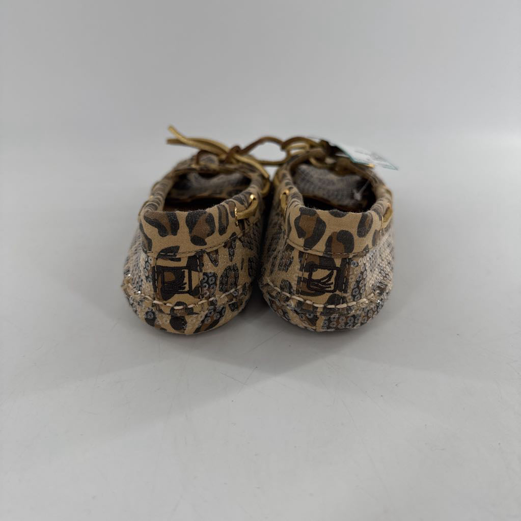 7 animal print sequin loafer