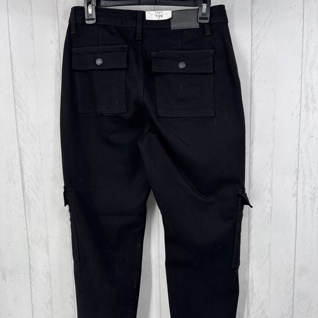 7/28 hi-rise denim jogger
