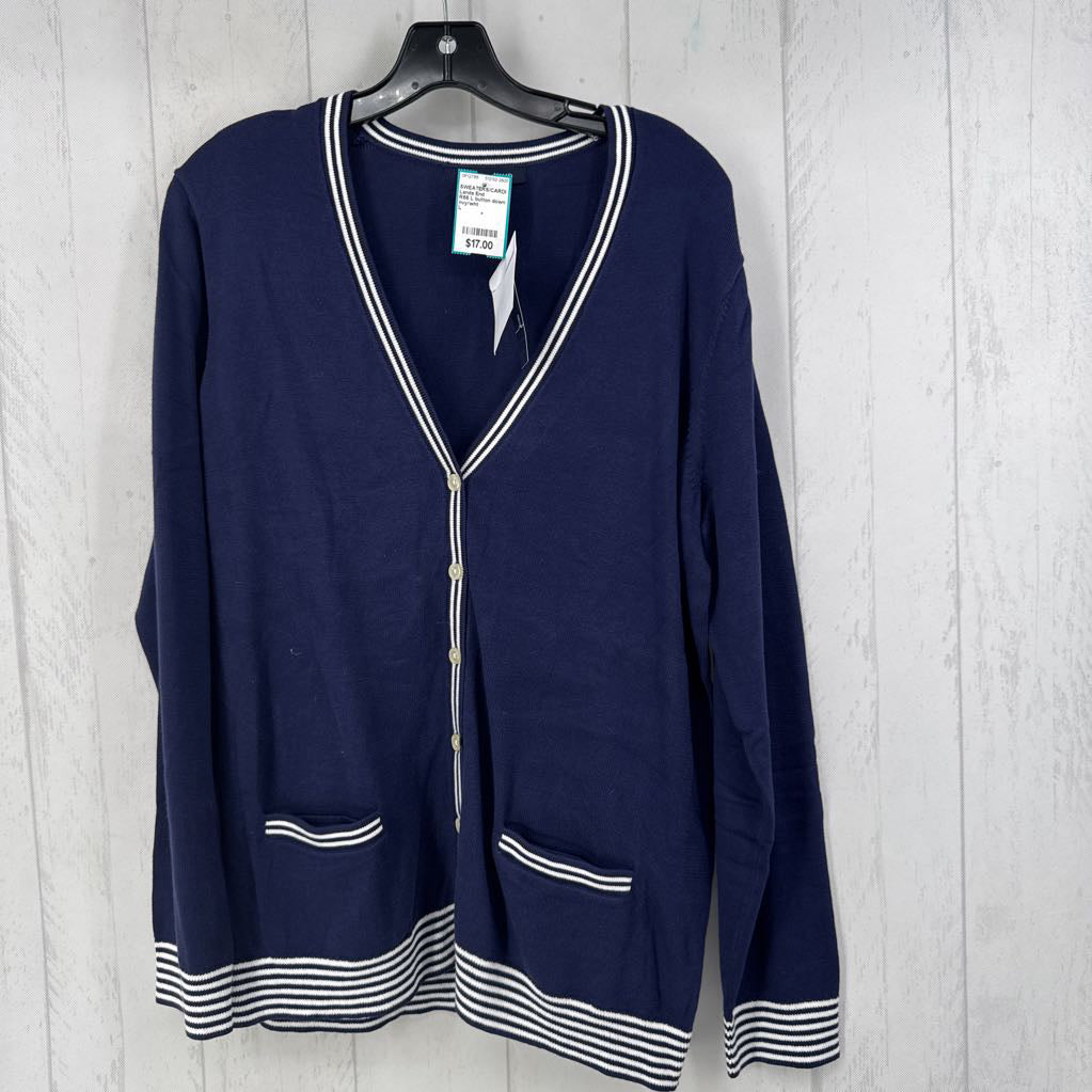 R55 L button down cardi