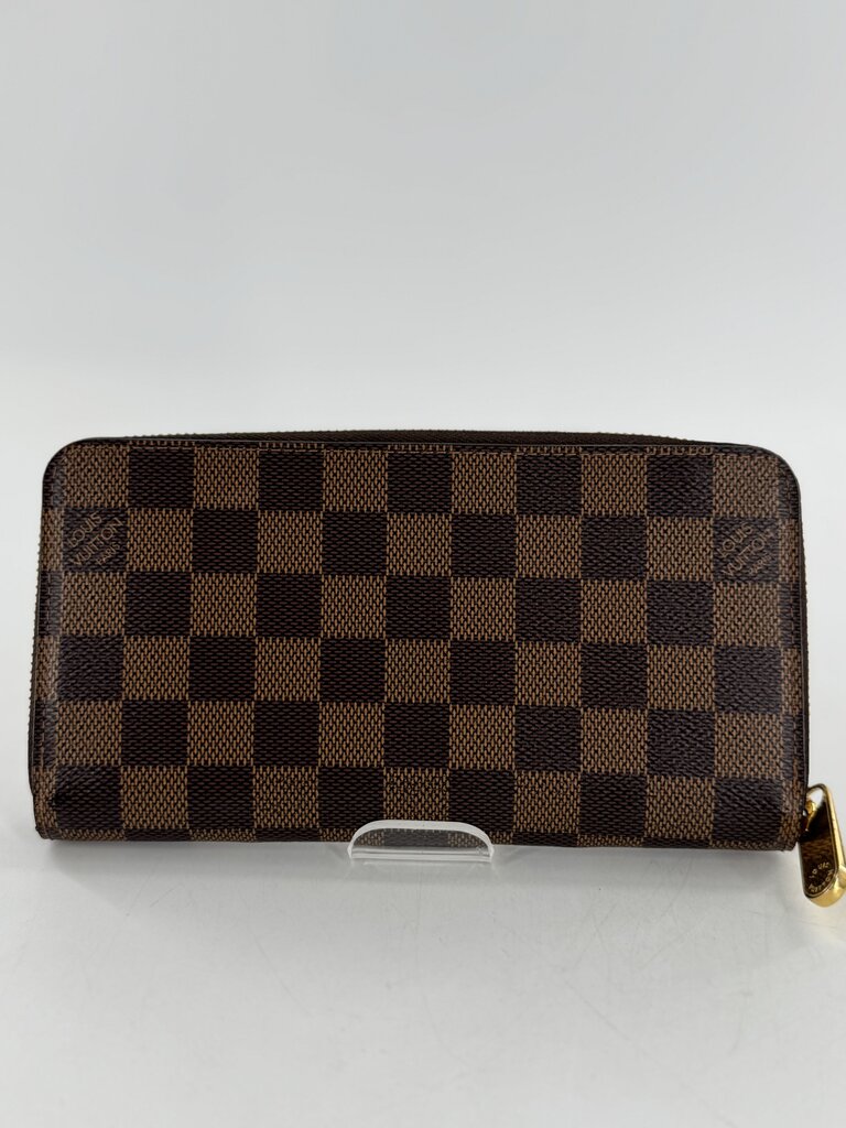 damier azur zip around wallet