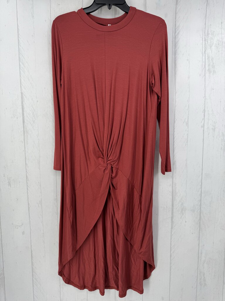 S l/s twist hi-low tunic
