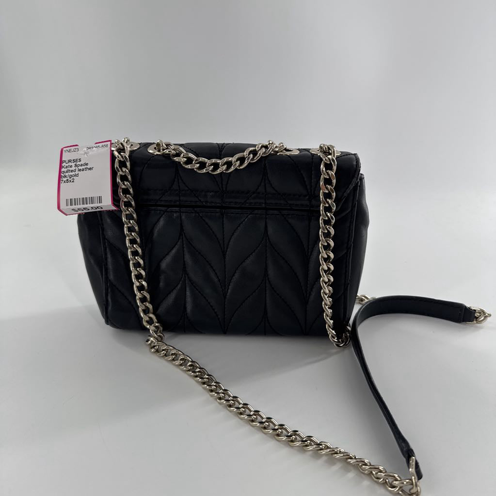 quilted leather chain strap crossbody
