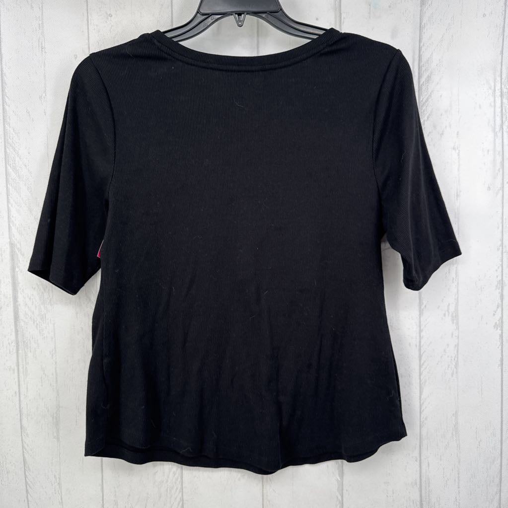 OX rib knit s/s henley