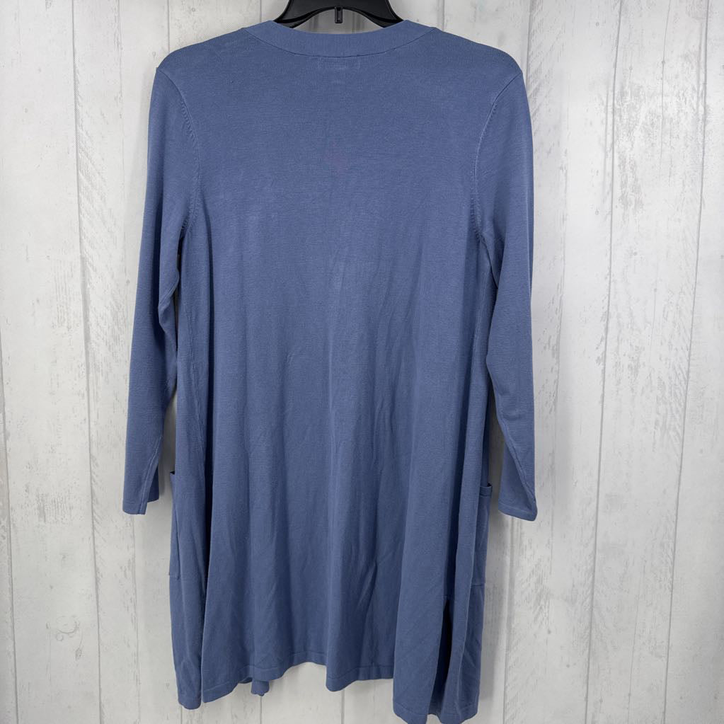 M open front long cardi