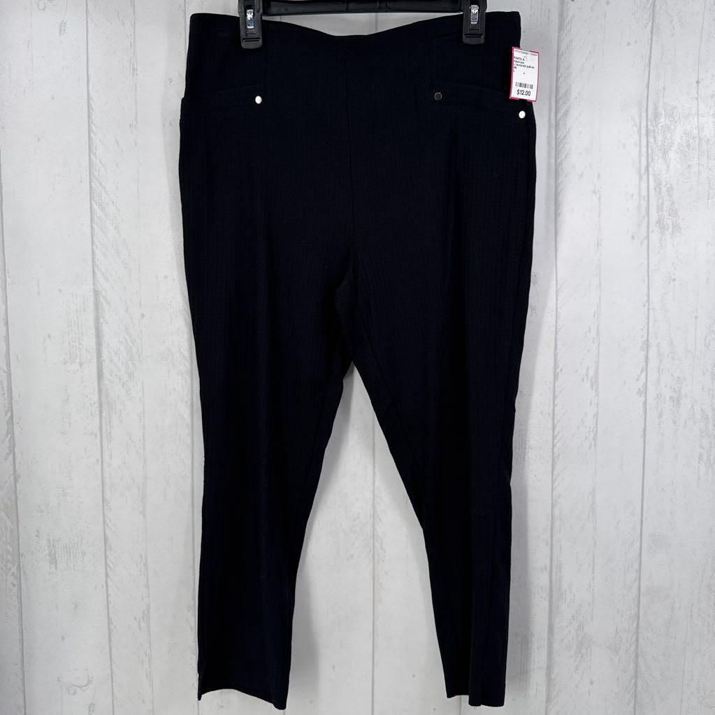 L textured pull-on pixie pant