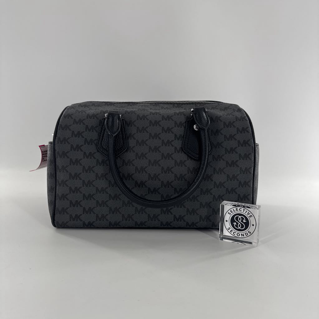 monogram satchel