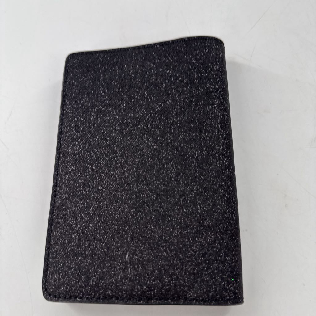 2pc glitter travel passport case & luggage tag