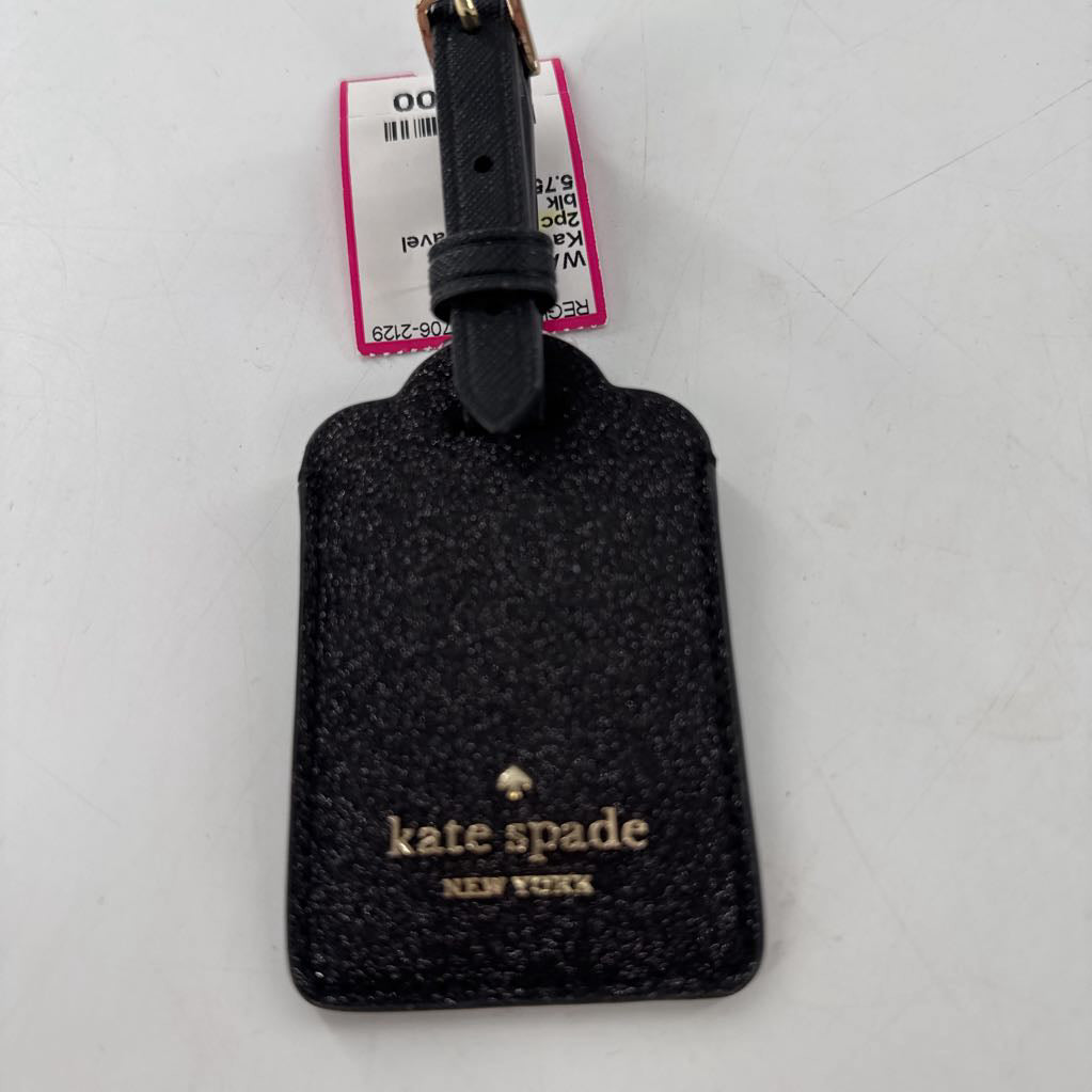 2pc glitter travel passport case & luggage tag