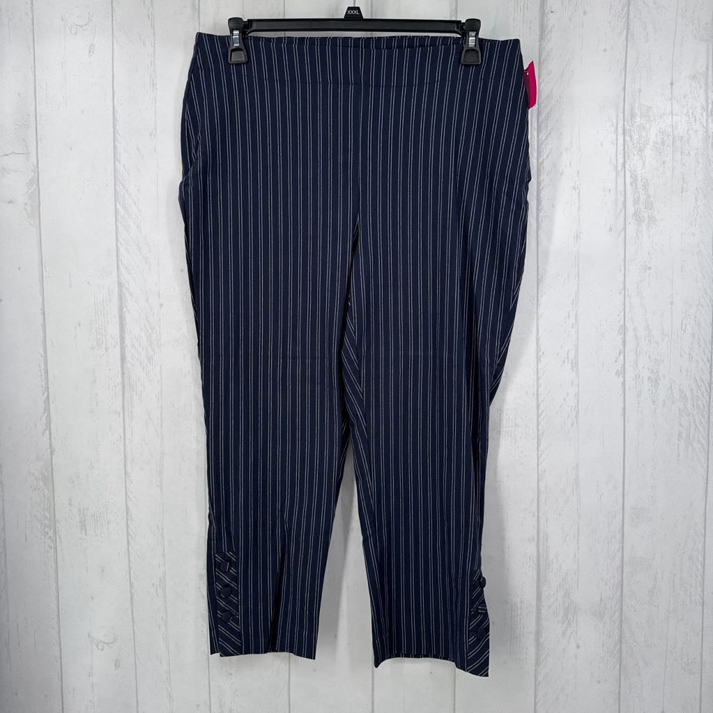 2.5 pin stripe pull on pants