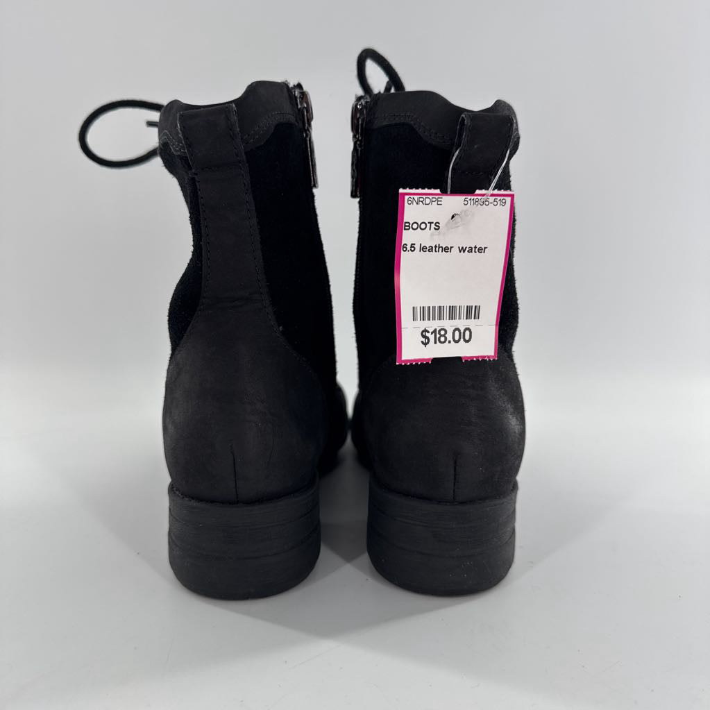 6.5 leather water proof boots