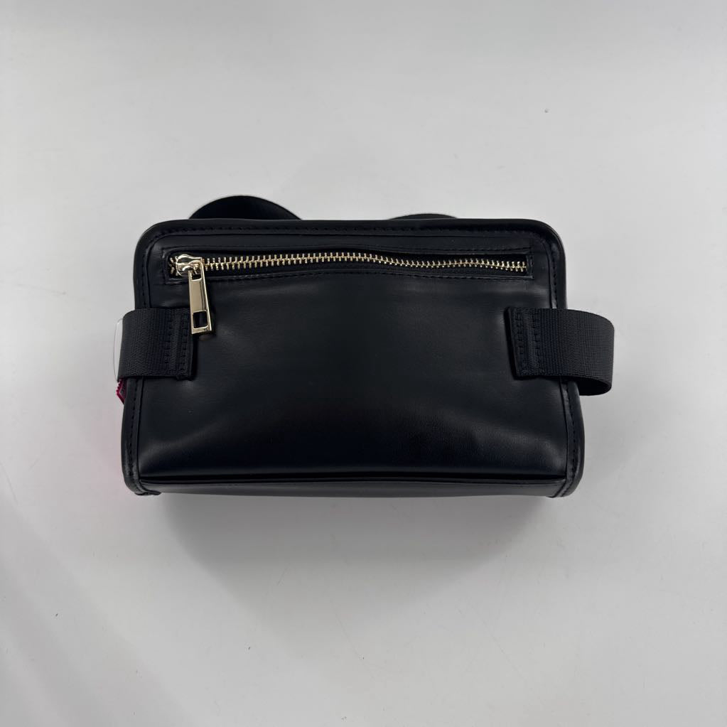 vegan leather quilted beltbag