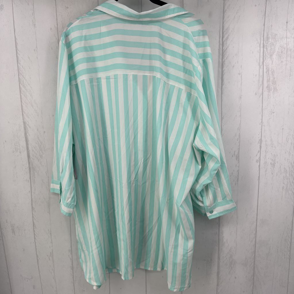 22 s/s stripe button shirt