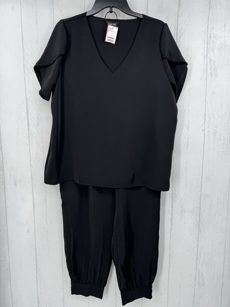 2Pc XL s/s top & jogger set