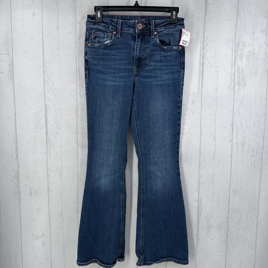 2/S hi rise flare jean