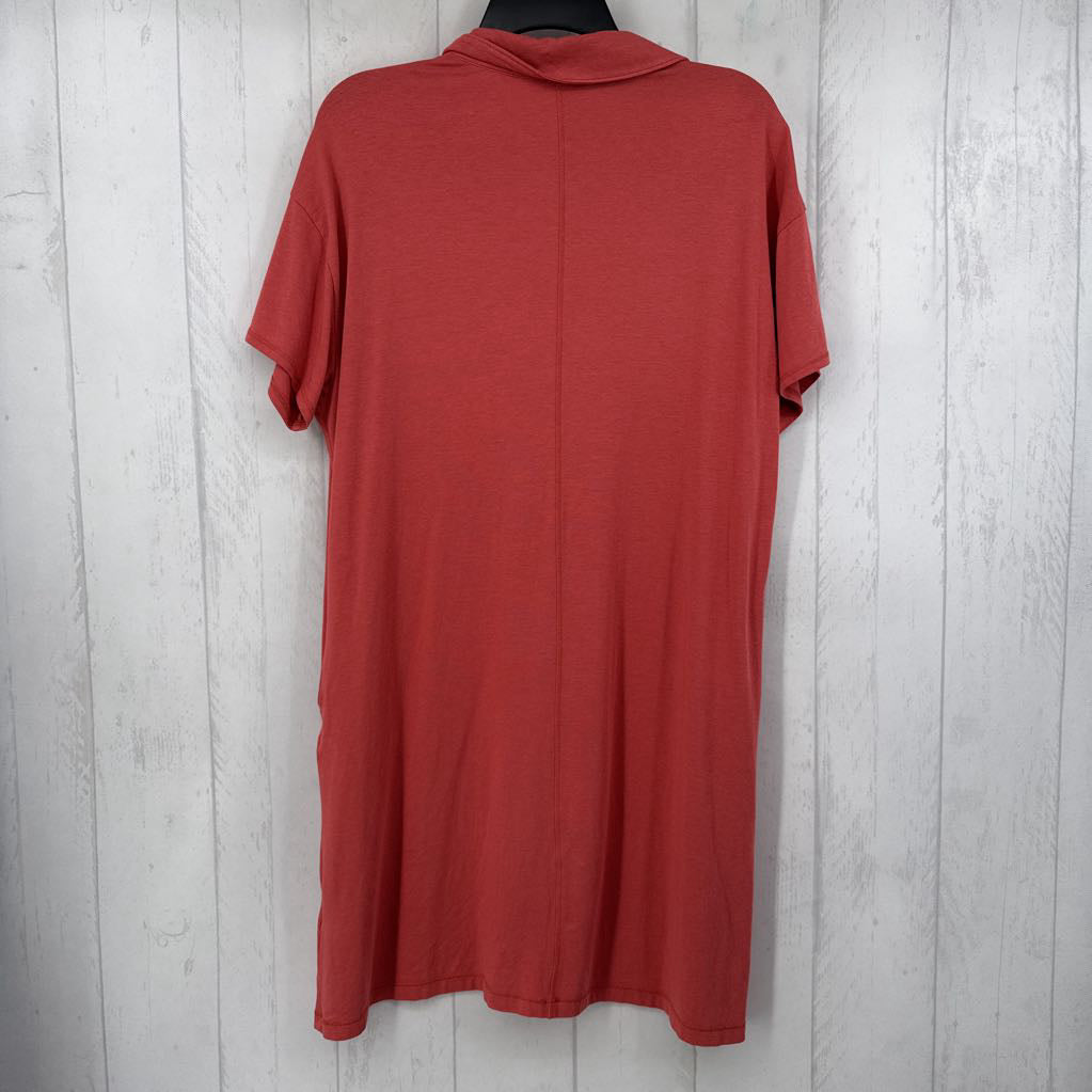 M v-neck s/s dress