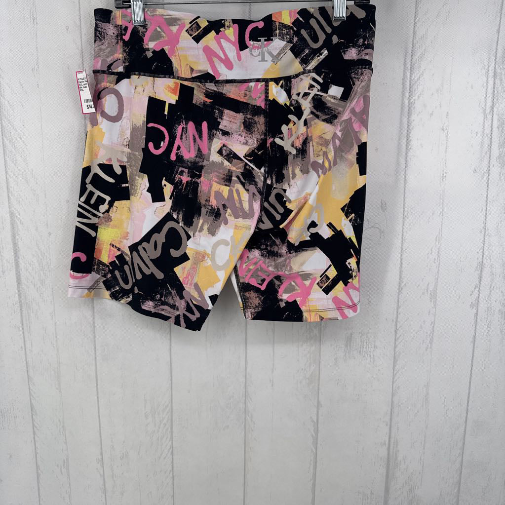 XXL print bike shorts