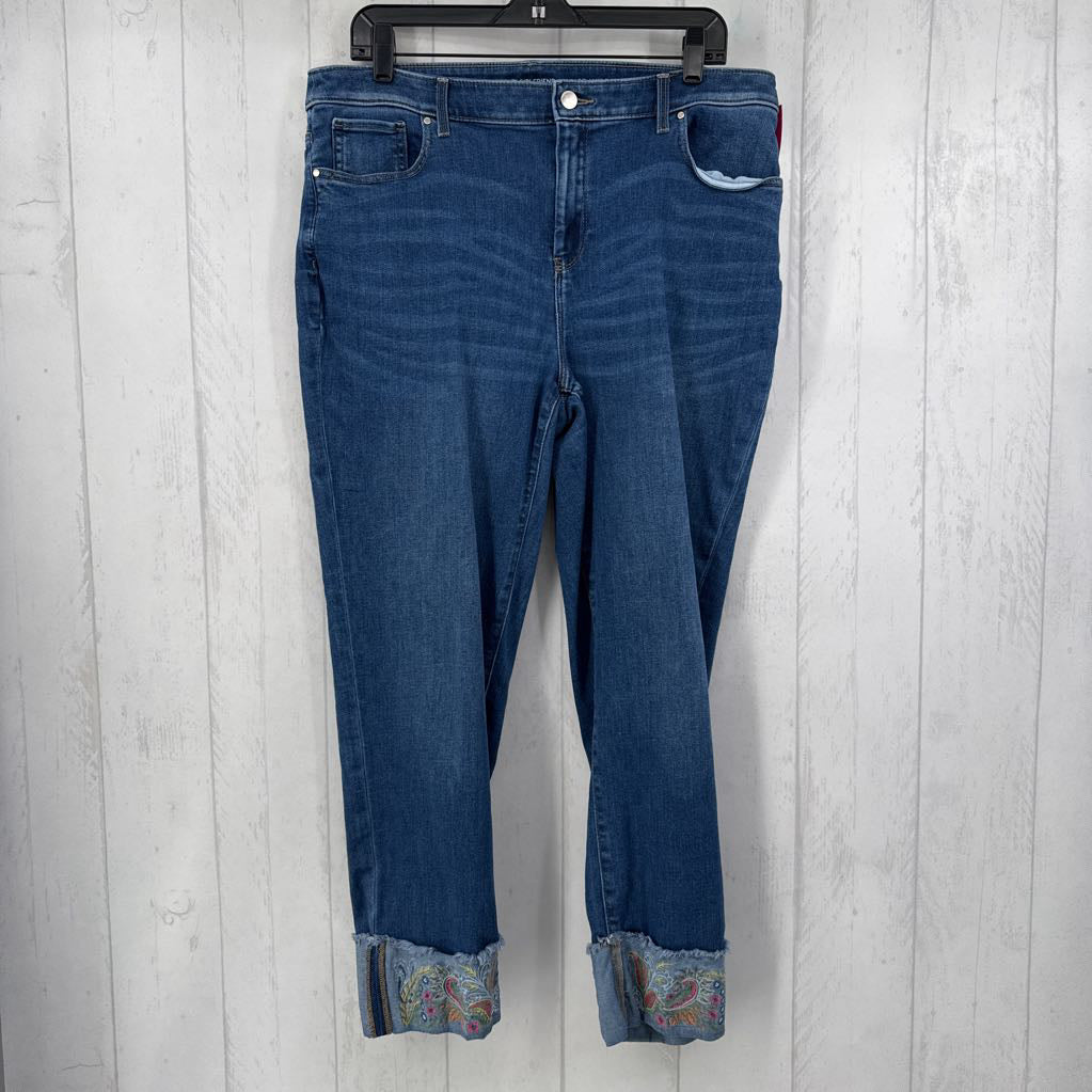 L girlfriend slim leg ankle jean