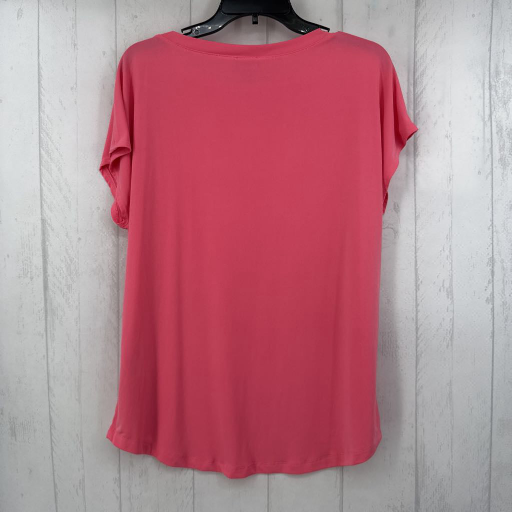 L bateau neck s/s top