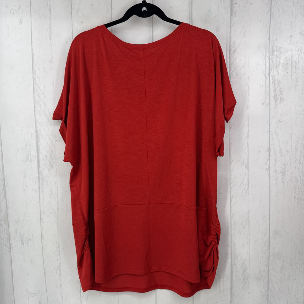 26/28 gathered s/s top