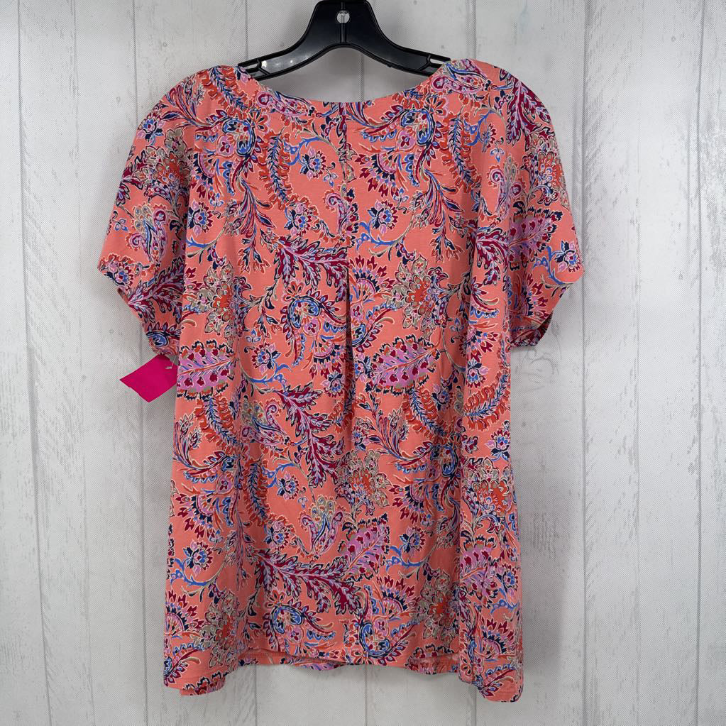 L s/s paisley top