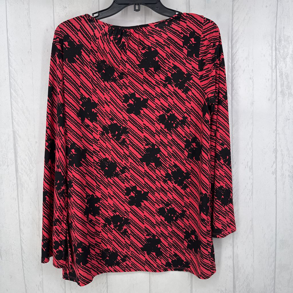 M l/s flower print top