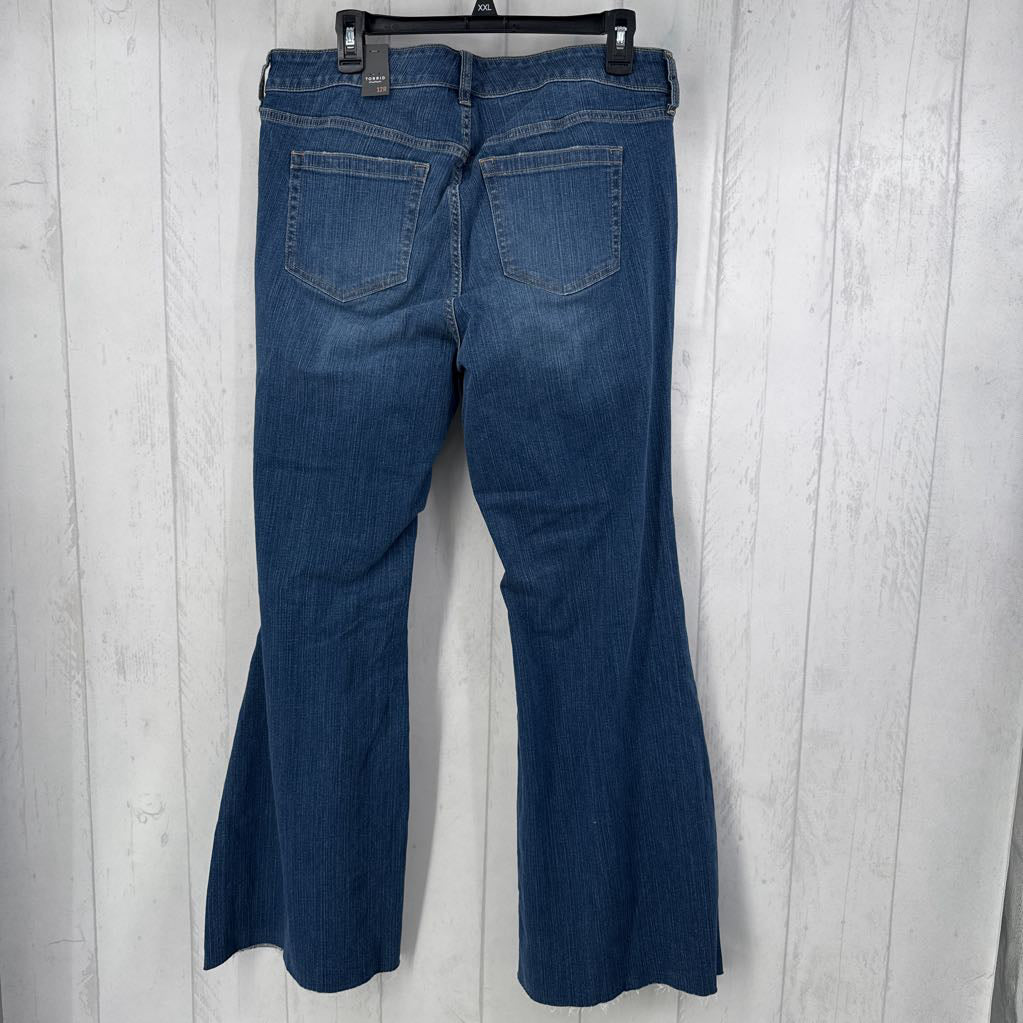 12 stretch super flare jeans