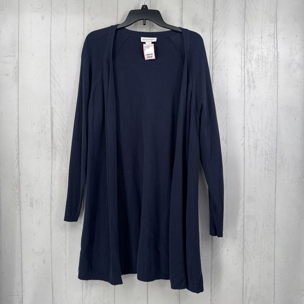 XL l/s open cardigan