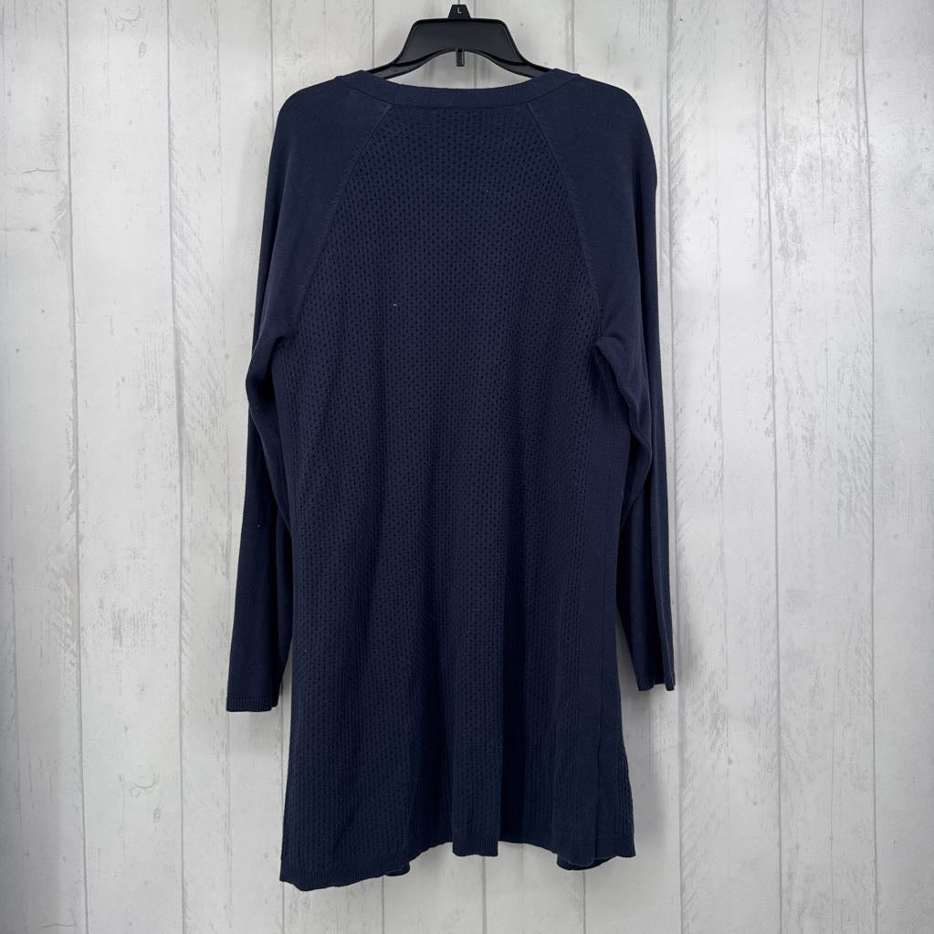 XL l/s open cardigan