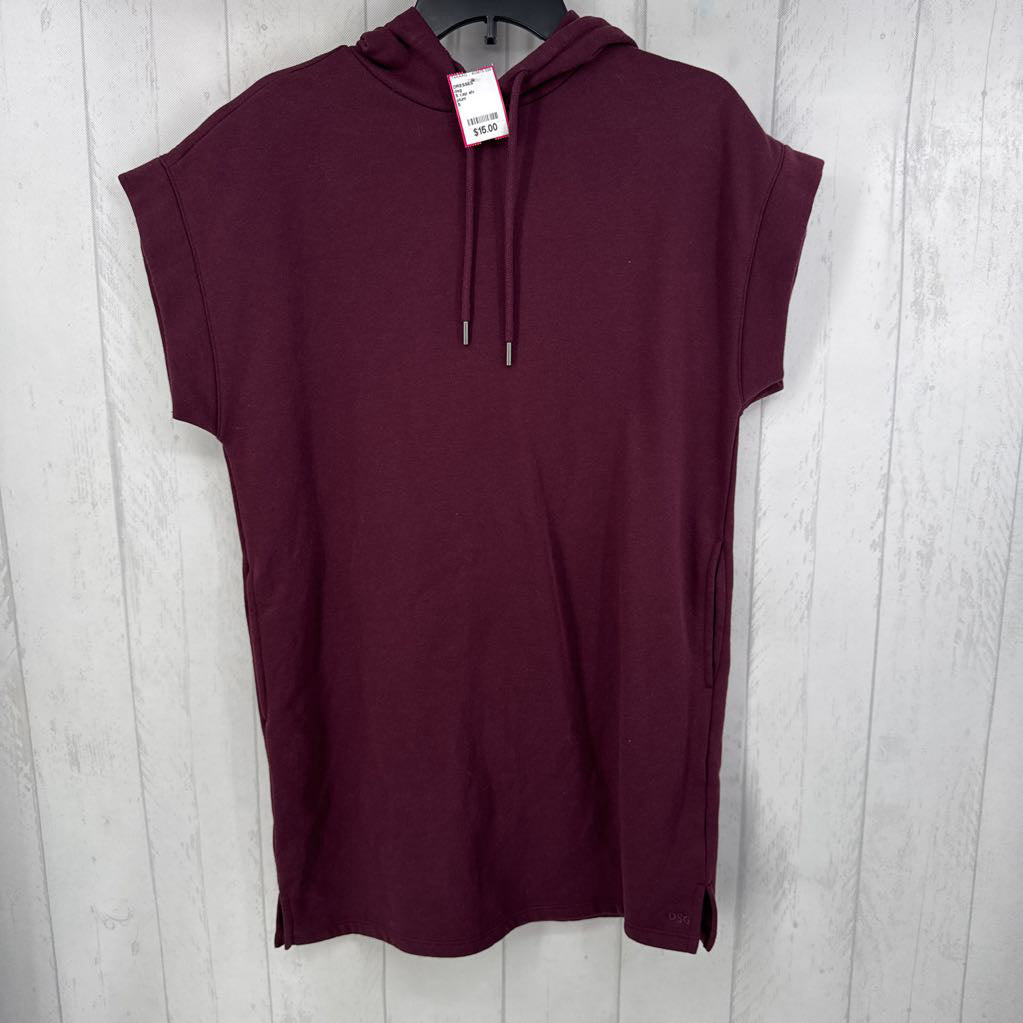 S cap slv sweatshirt dress