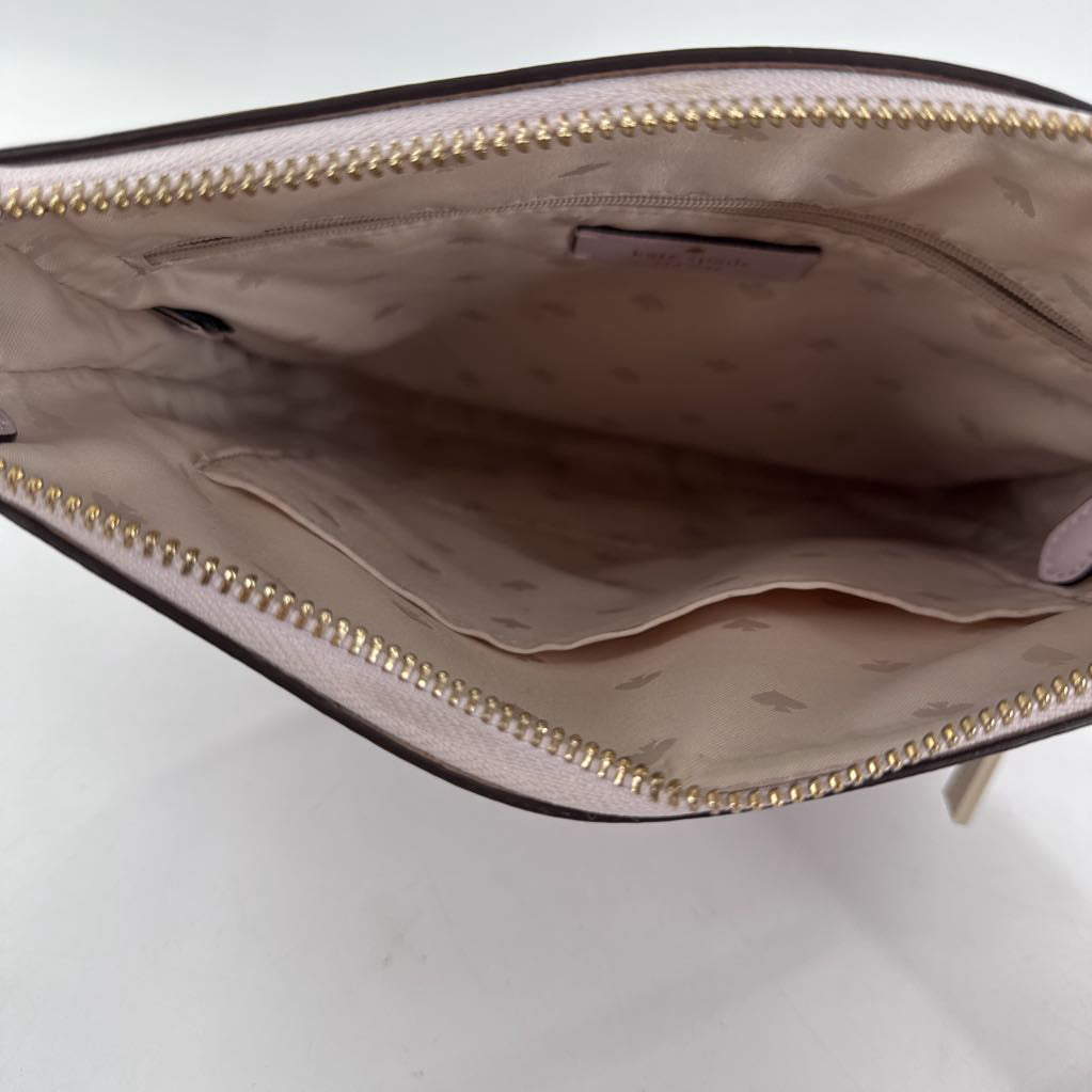 top zip crossbody w/ zip pocket