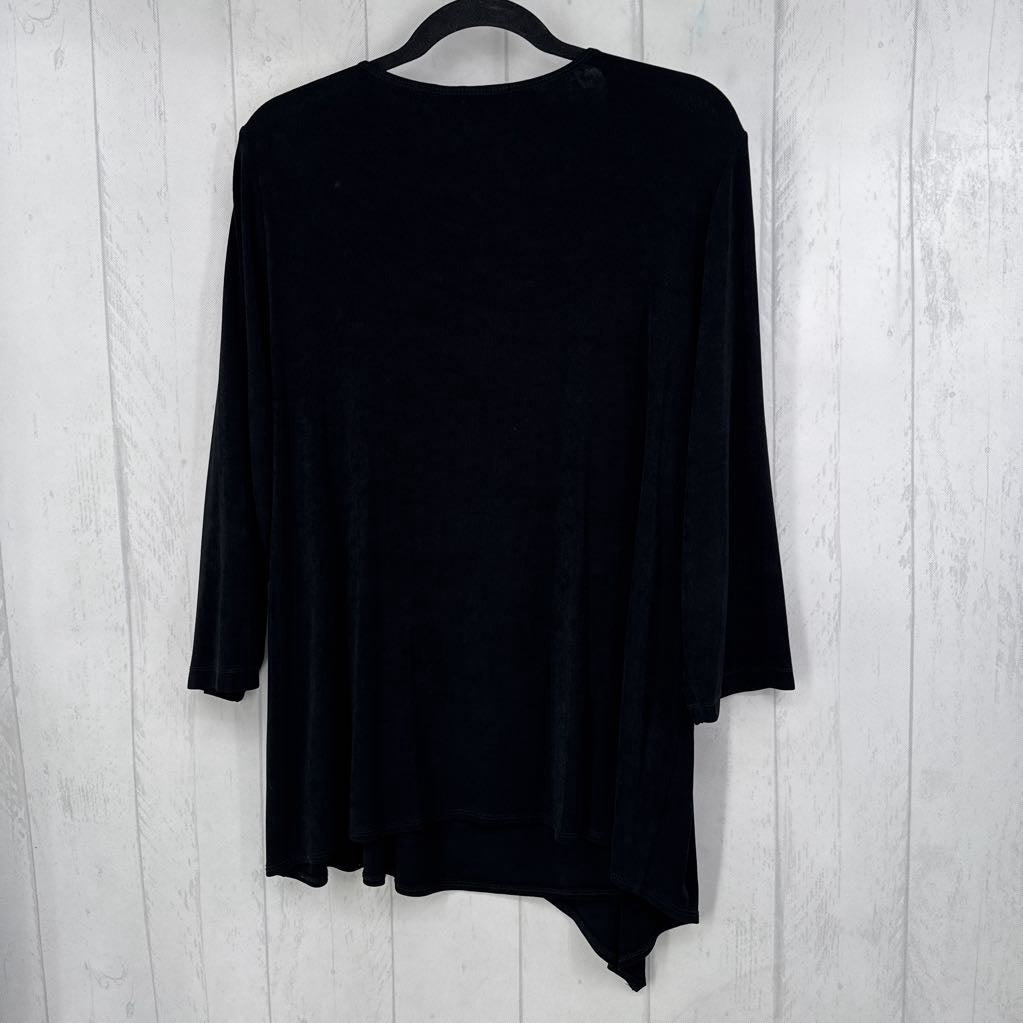 XL crossover 3/4 slv top
