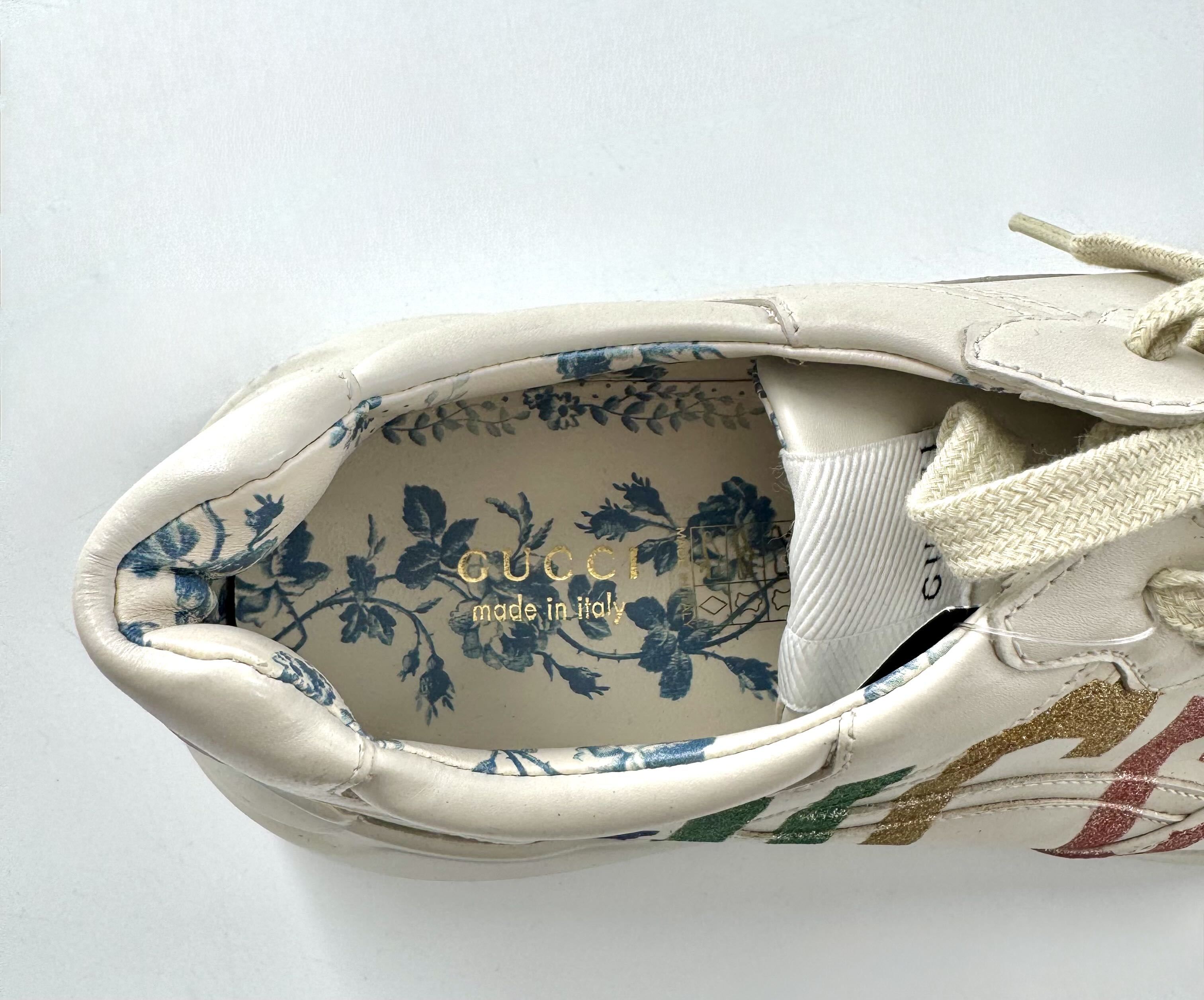 11 glitter logo sneakers