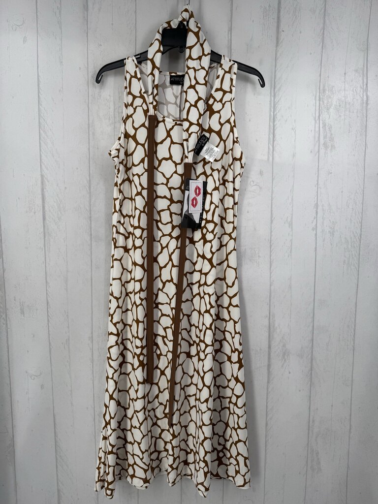 XS-P animal print slvls dress