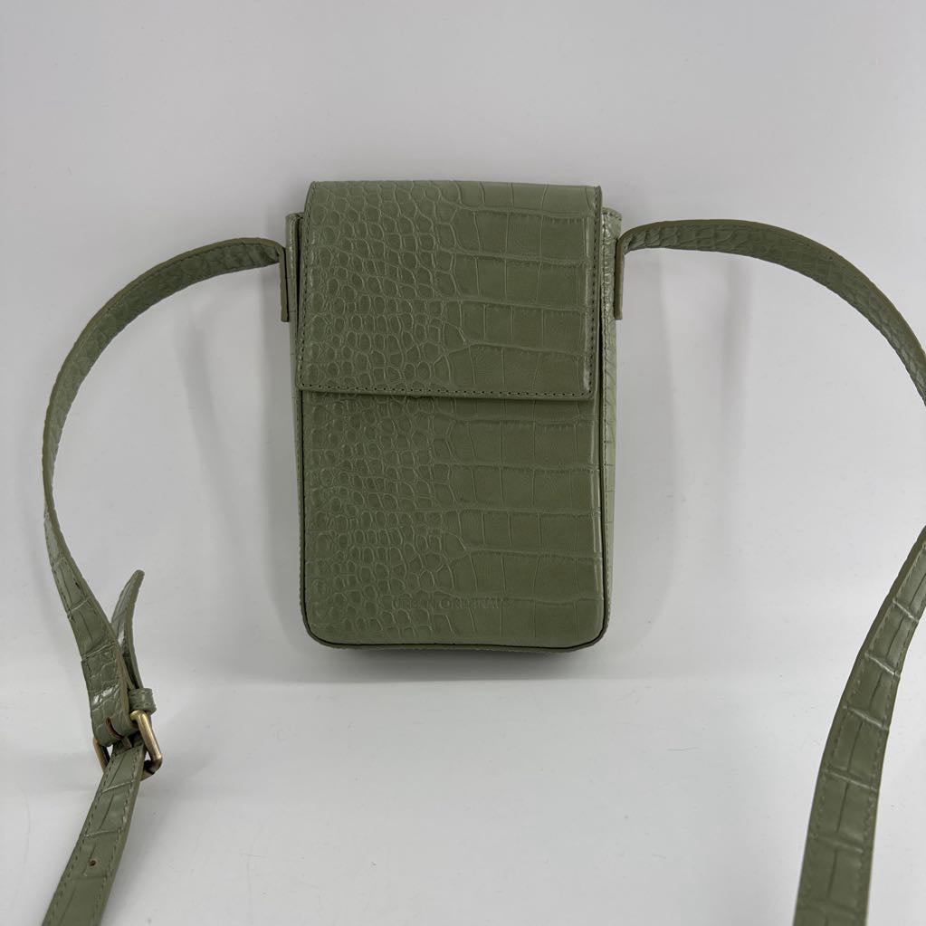 vegan leather slim crossbody